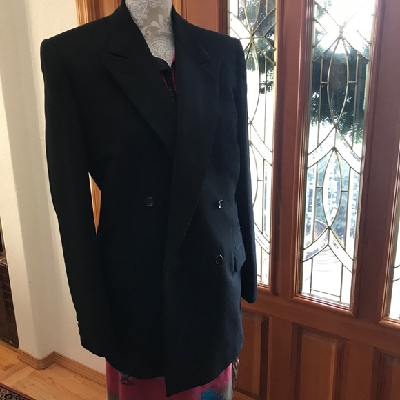 MEN’S WOOL DRESS JACKET LUXURIOUS VINTAGE EXCELLENT LIKE NEW COND SZ: 38R - Picture 4 of 14